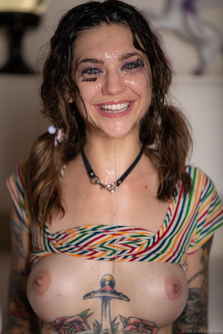 Gagging, Spitting Rocky Fuck-Dominated