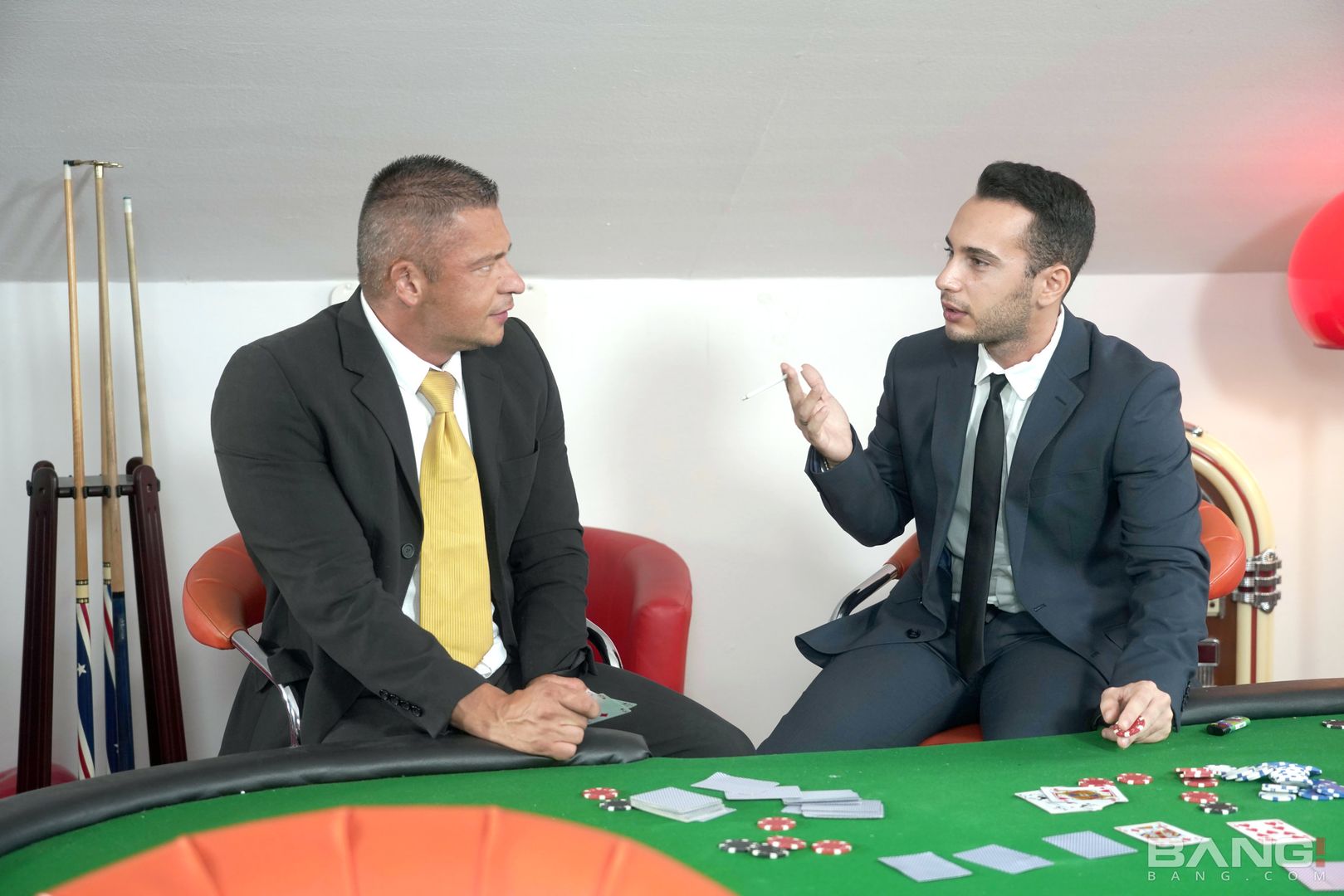 Christina Shine Gets Stuffed By Two Dicks On Poker Night