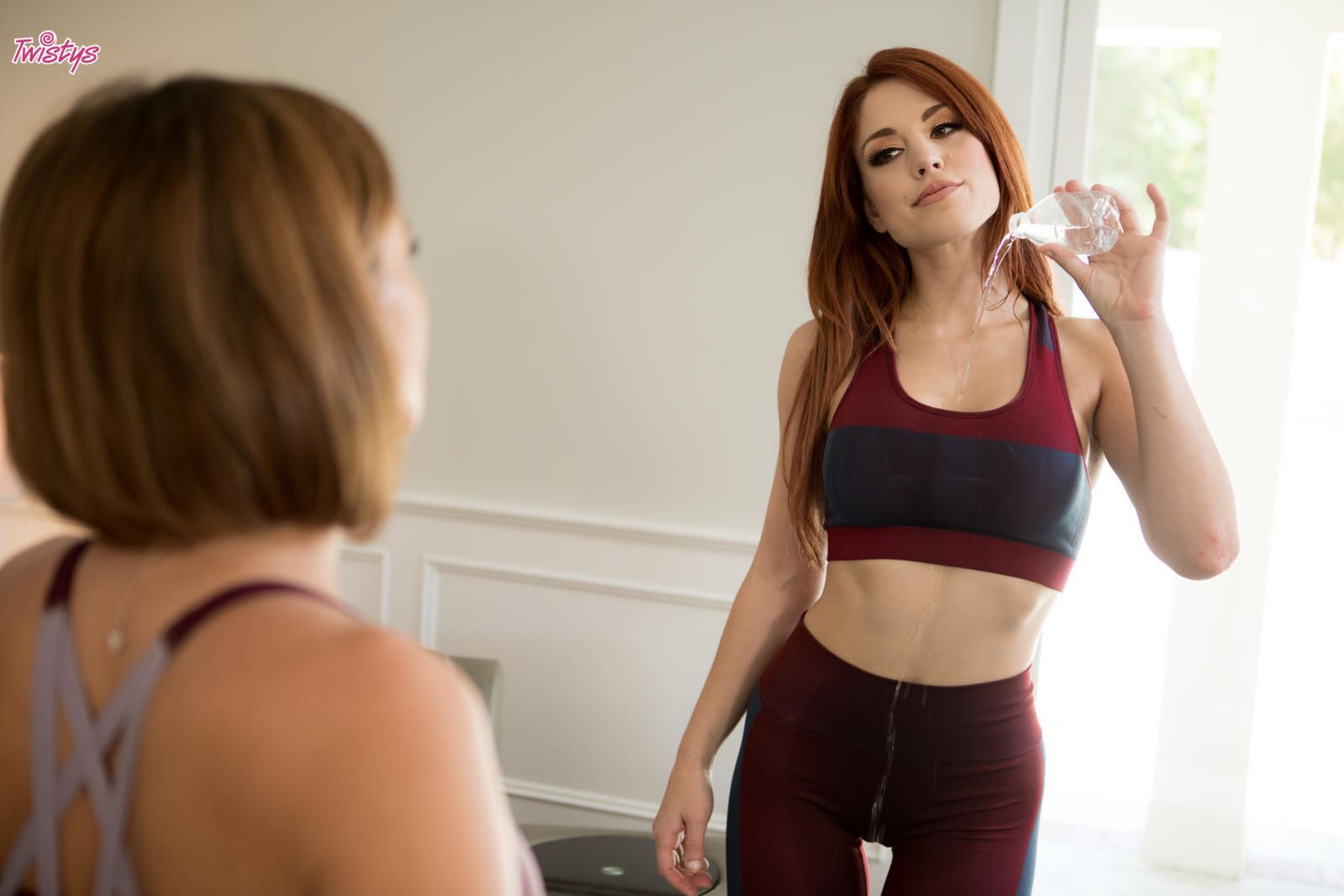 Krissy Lynn , Molly Stewart in Help Me Stretch