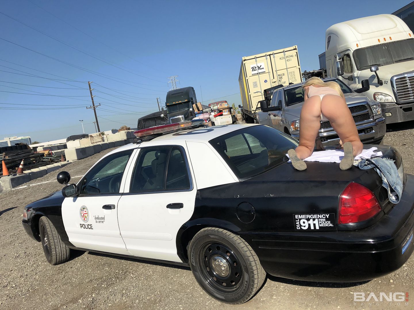 Layla Love Hijacks The Police Cruiser And Gets Fucked For Being A Bad Girl!