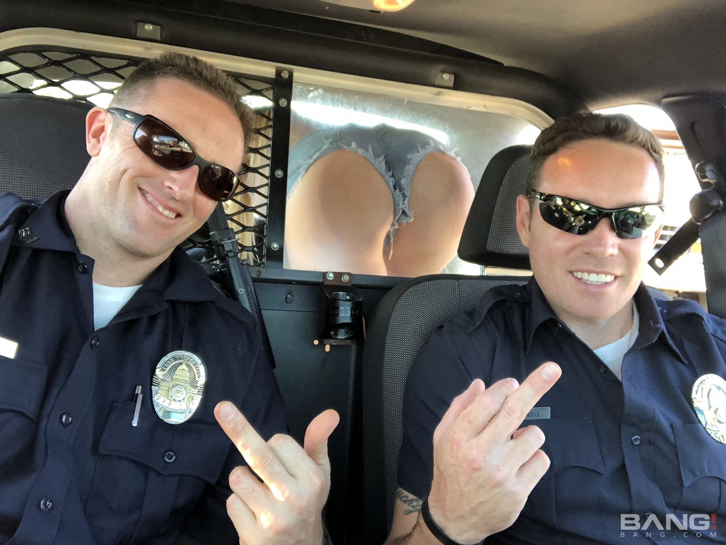 Layla Love Hijacks The Police Cruiser And Gets Fucked For Being A Bad Girl!