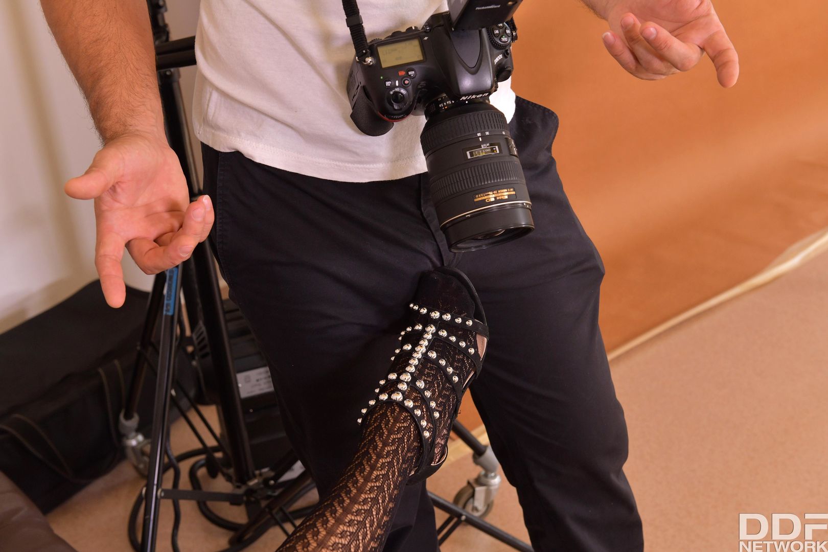 Showcasing Her Footjob Skills