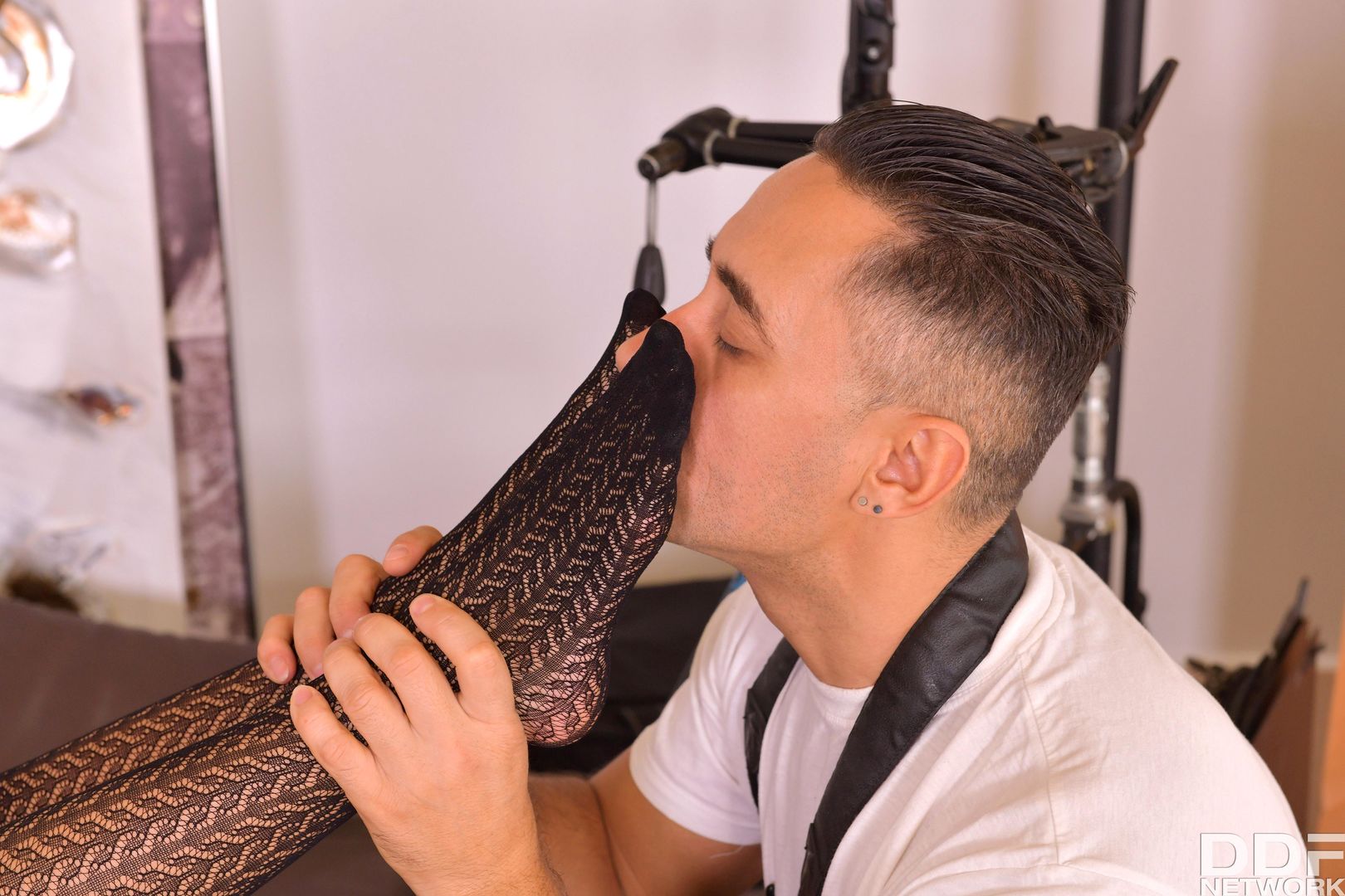 Showcasing Her Footjob Skills