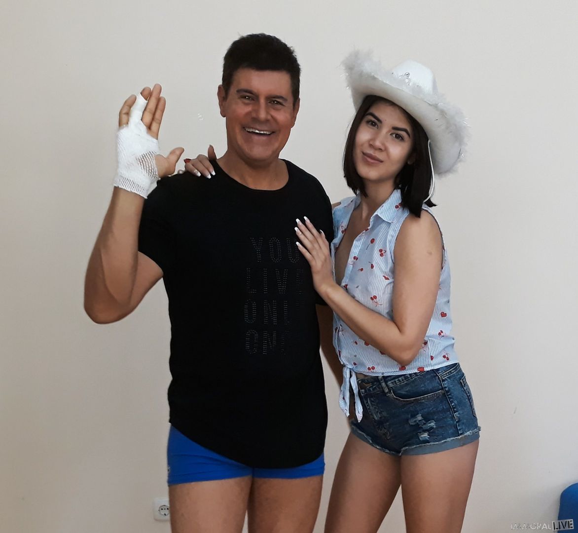 Asian with an Apple Bottom Nurses a Older Guy Back to Health
