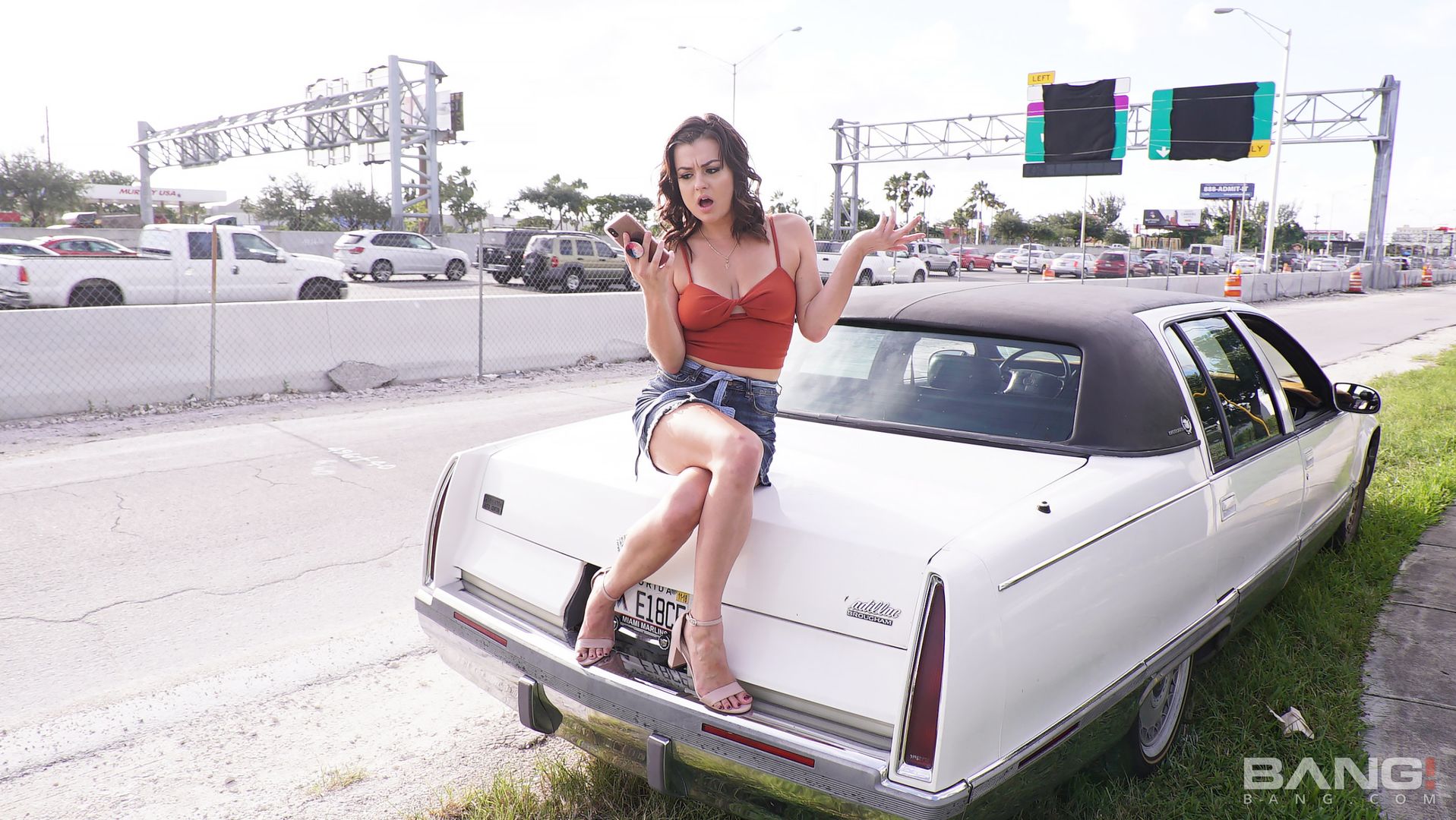 Samantha Gets Her Car Repaired In Exchange For A Mechanic Suck And Fuck