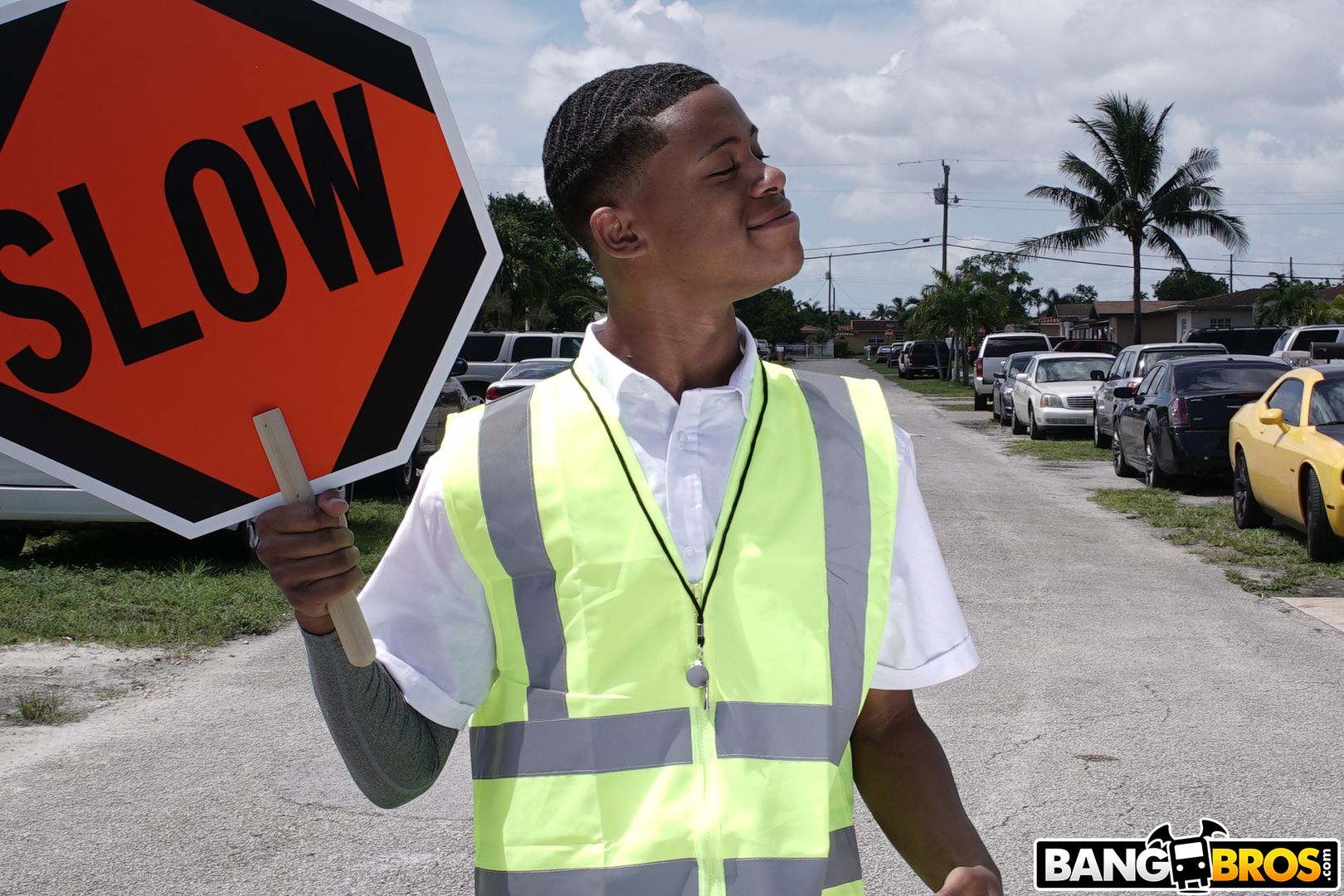 Crossing Guard Fucks a Big Butt