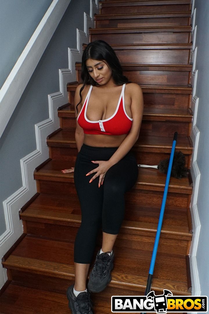 Maid With Huge Tits Gets Fucked