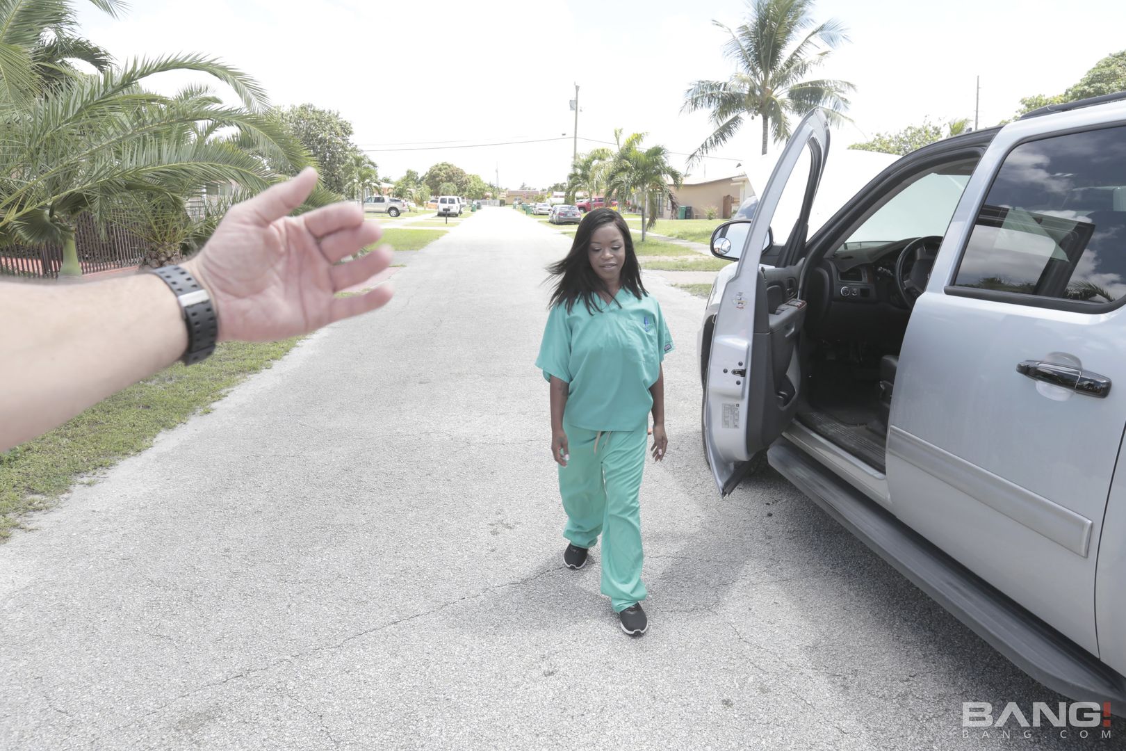 Stacy Fucks The Mechanic So He Will Fix Her Car Asap