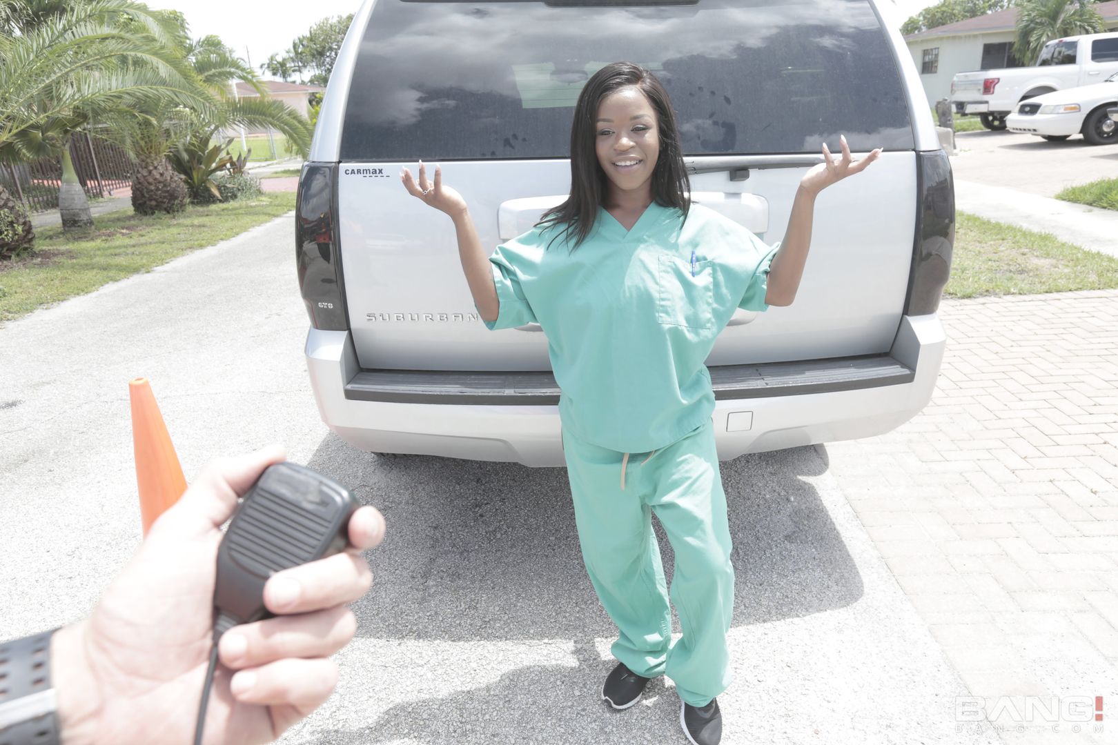 Stacy Fucks The Mechanic So He Will Fix Her Car Asap