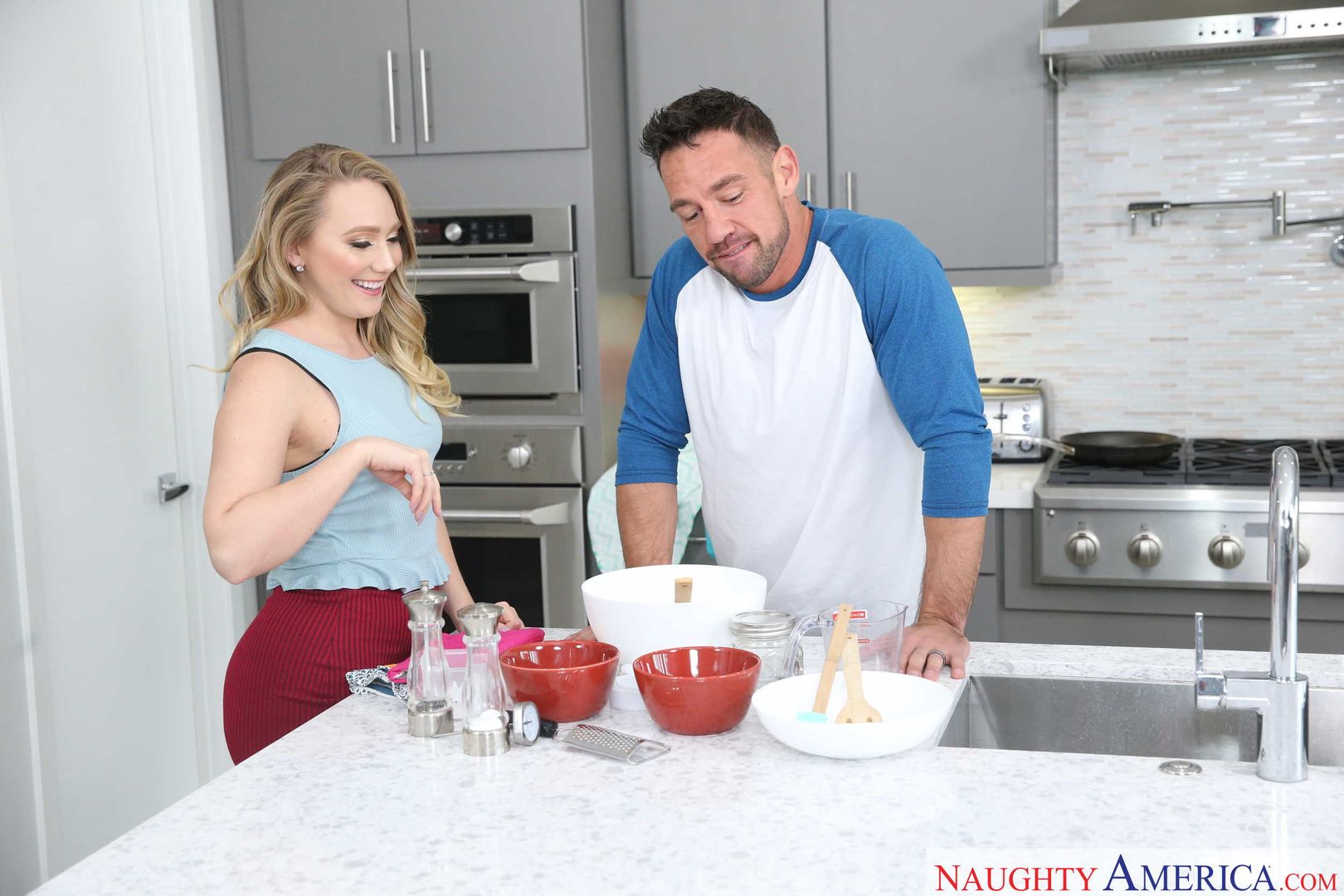 A.J. Applegate Whips Up a Creampie From a Married Man!