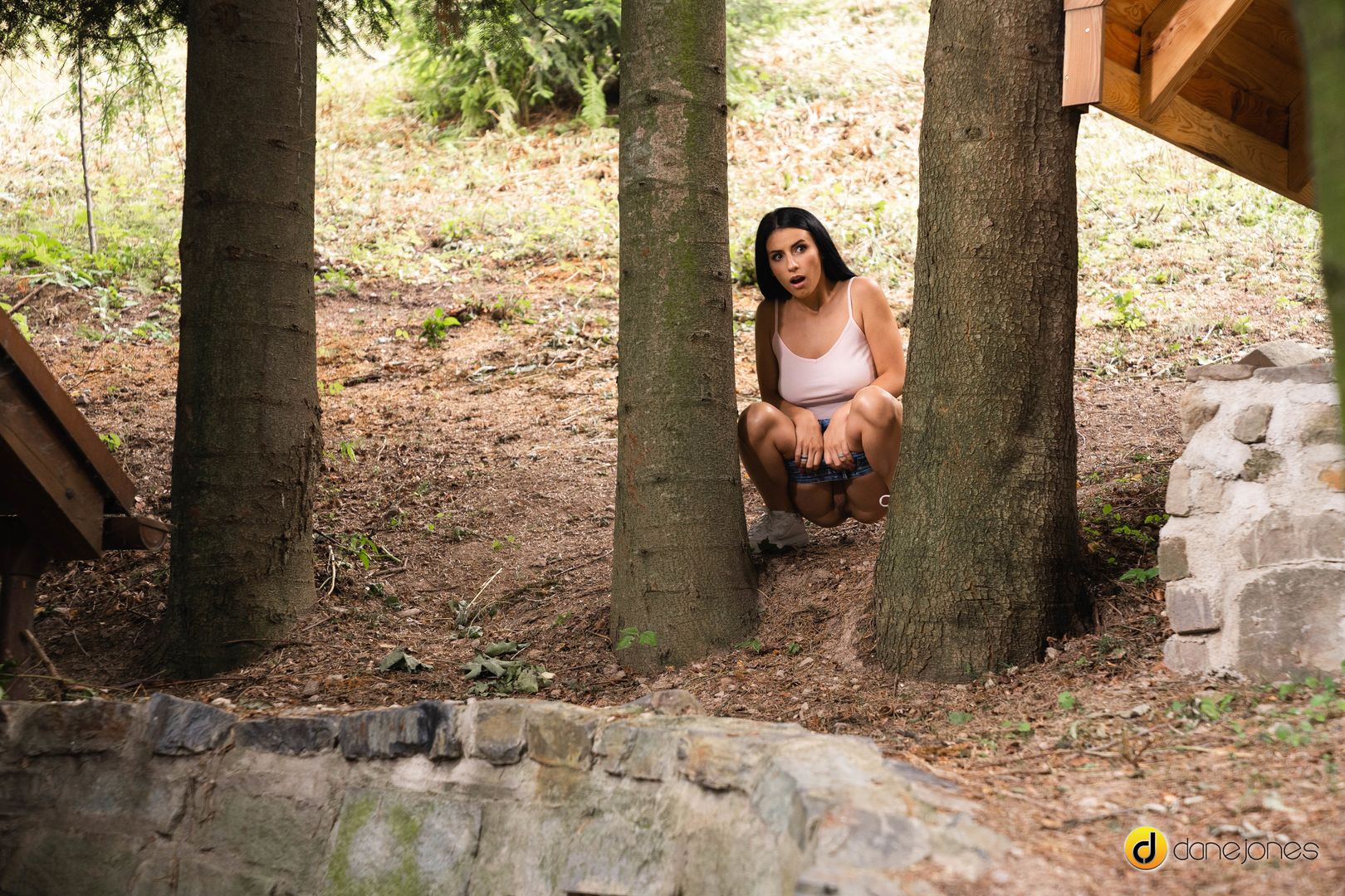 Lost girls double team hot woodsman