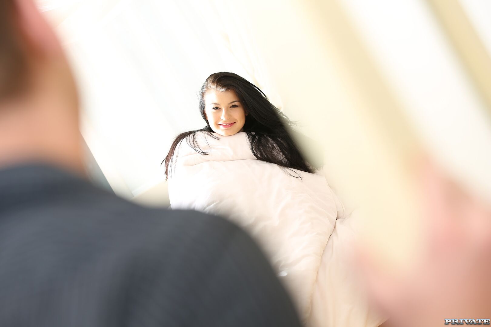 Perky Teen Lucy Li Gets Lathered in a Huge Cumshot