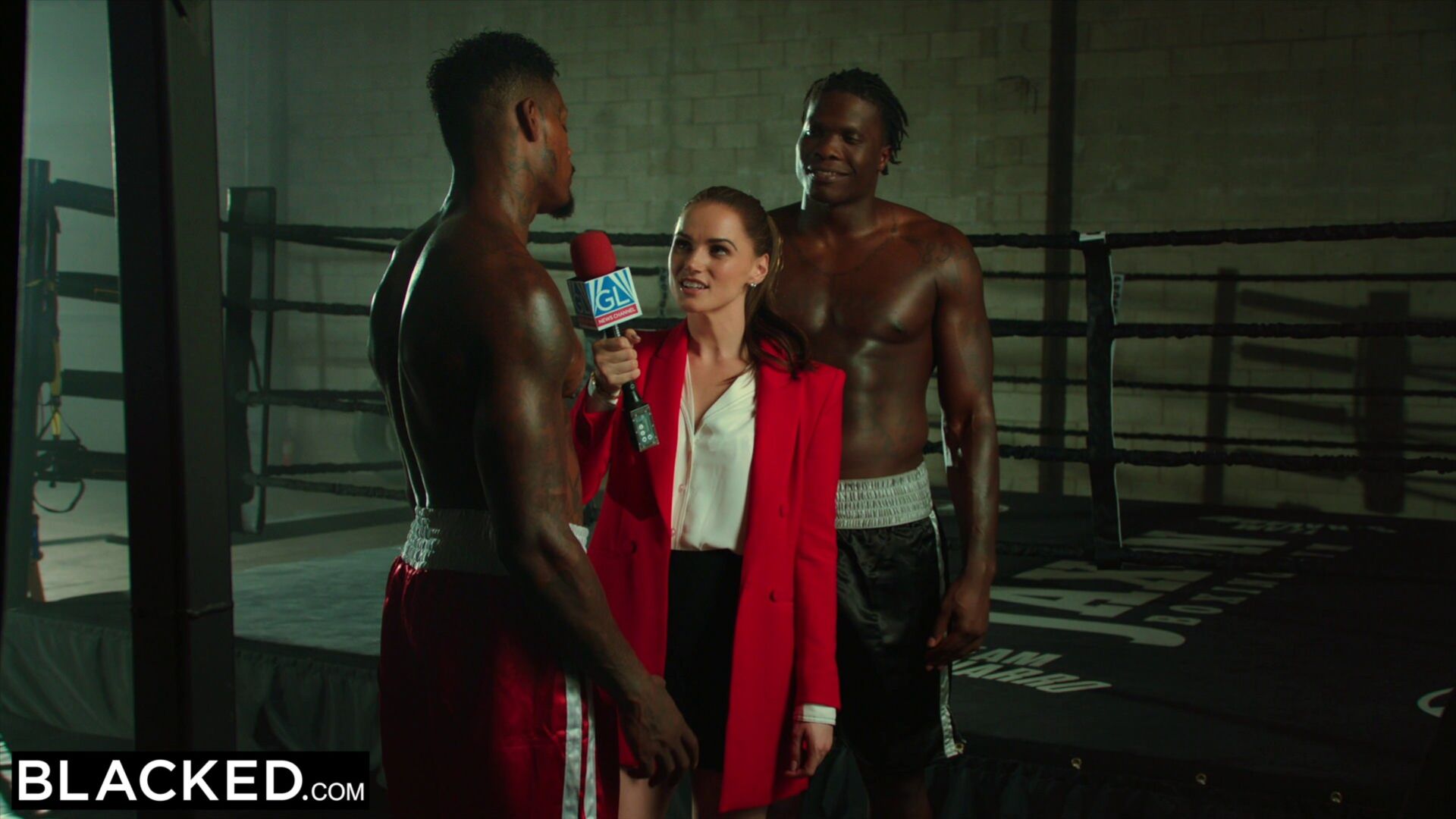 Tori Black Is Oiled Up And Dominated By Two Big Cocks