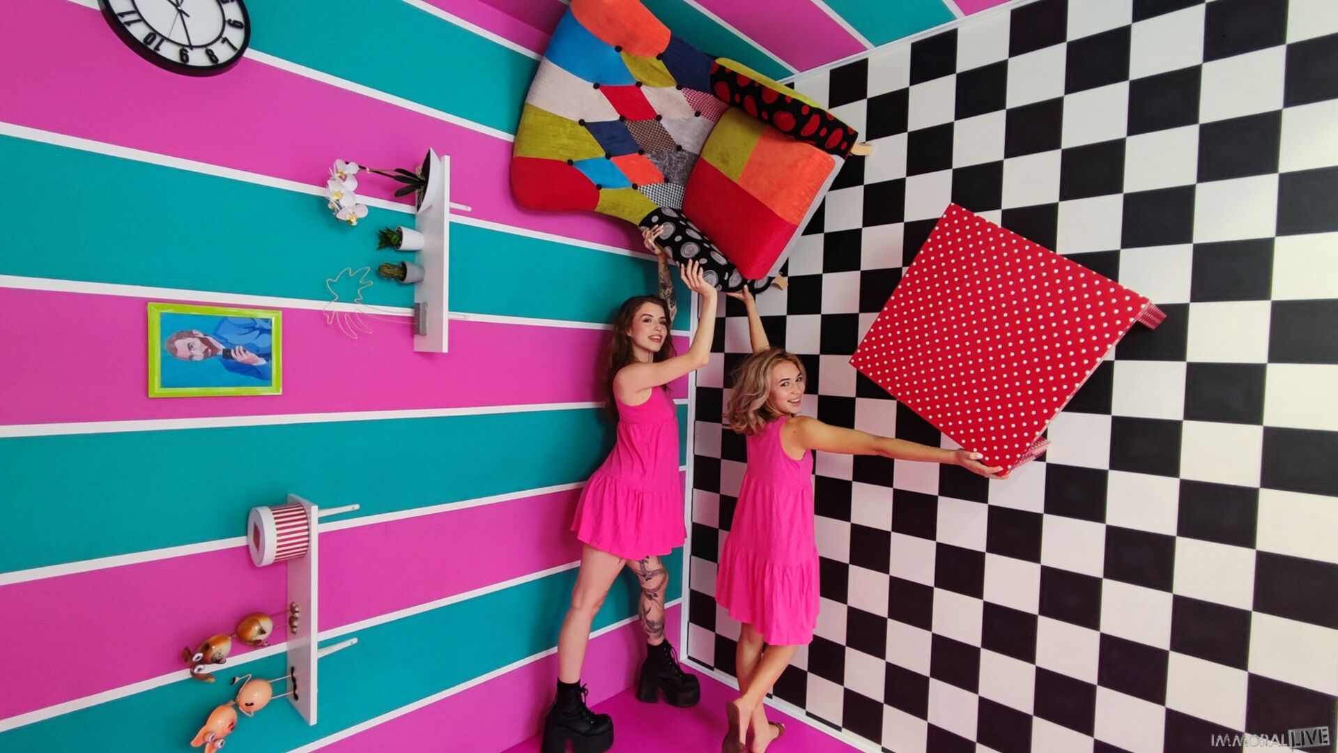 Selfie Museum is Hot Spot for Sorority Sluts - Part 1