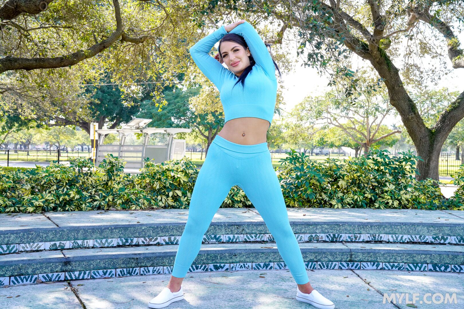 Stretching Her Deep