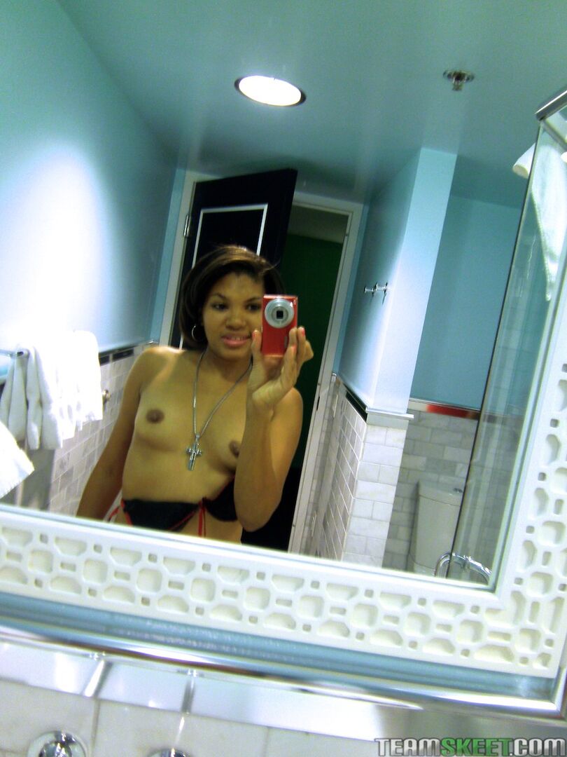 Cum Guzzling Ebony Teen