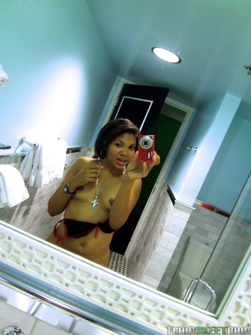 Cum Guzzling Ebony Teen