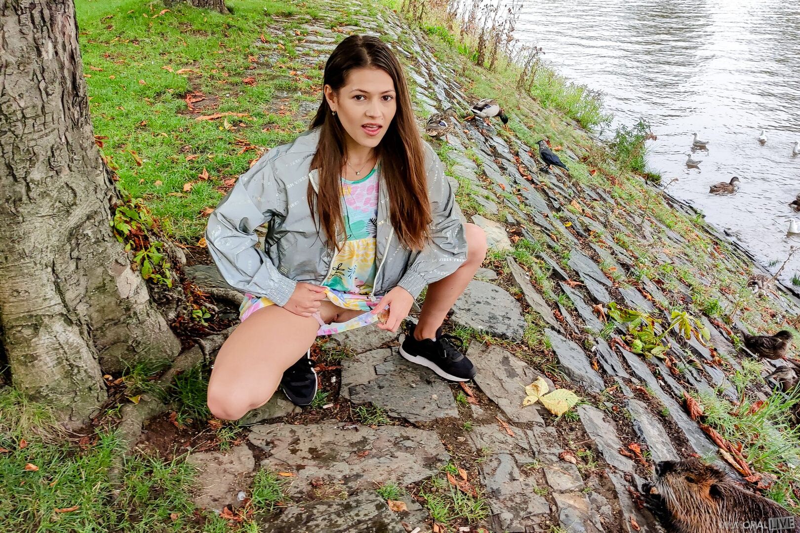 Beavers and Creampies for Duck Feeding Cutie Serina Gomez - Part 2