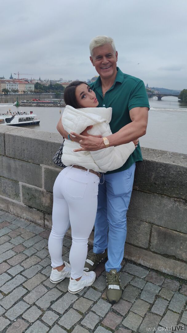 Big Booty Italian Cutie Watering in the Rain! - Part 2