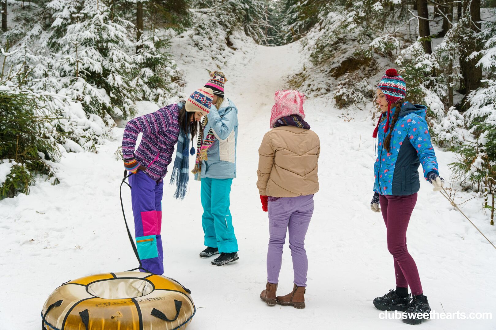 Snow bunnies 4