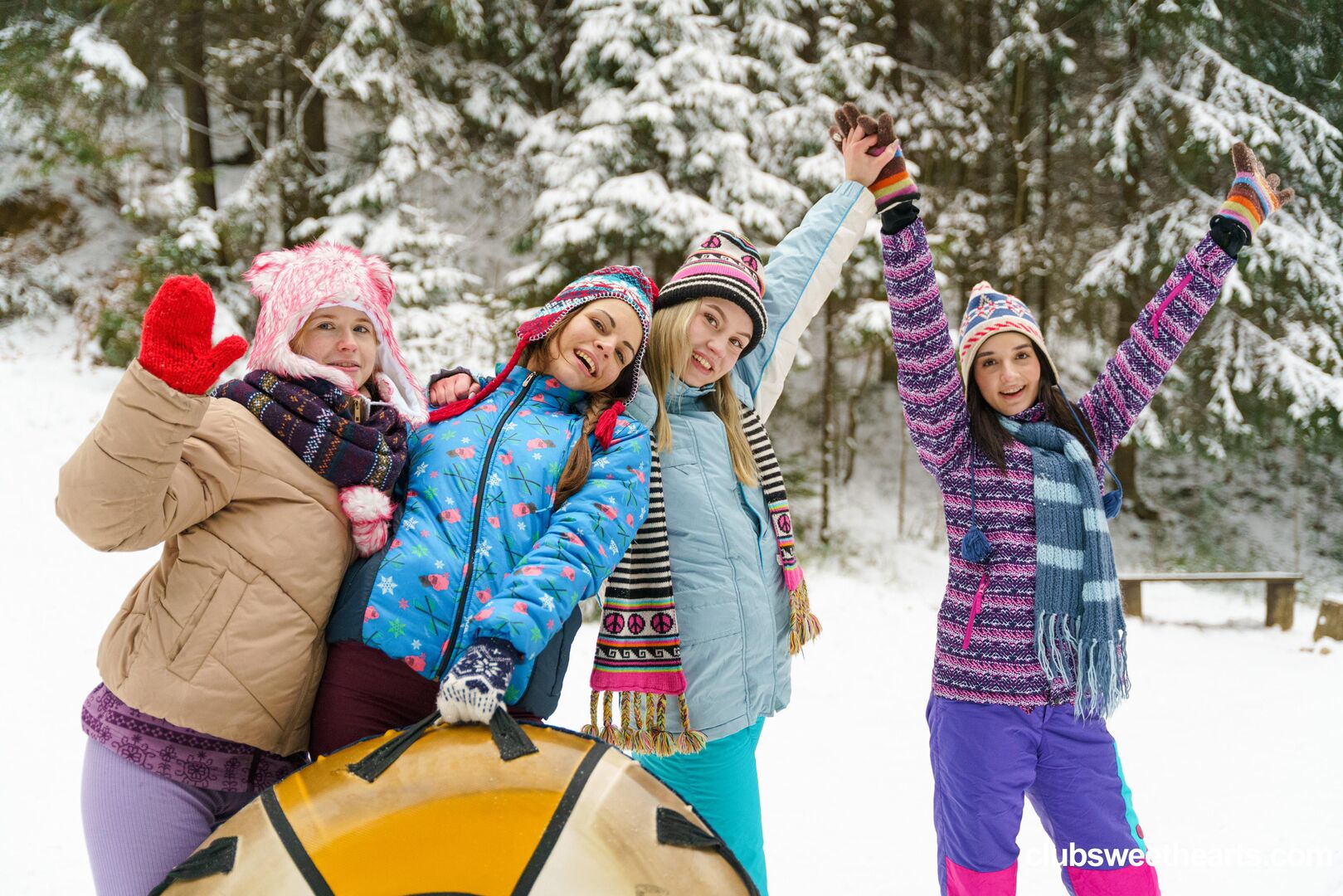 Snow bunnies 4