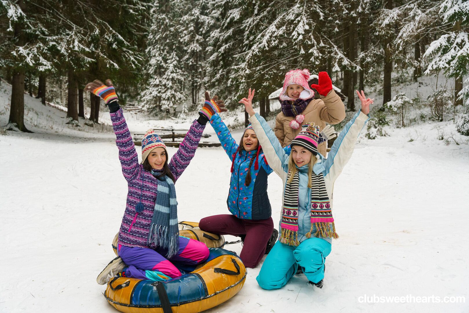 Snow bunnies 4