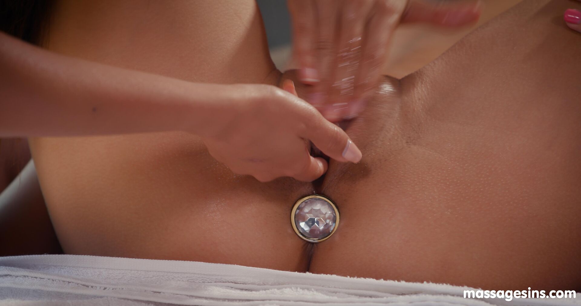 Lesbian trio massage