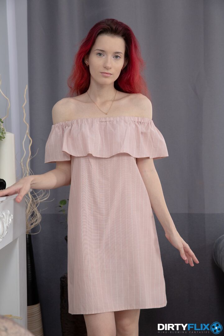 Tutor creampies red-haired teen