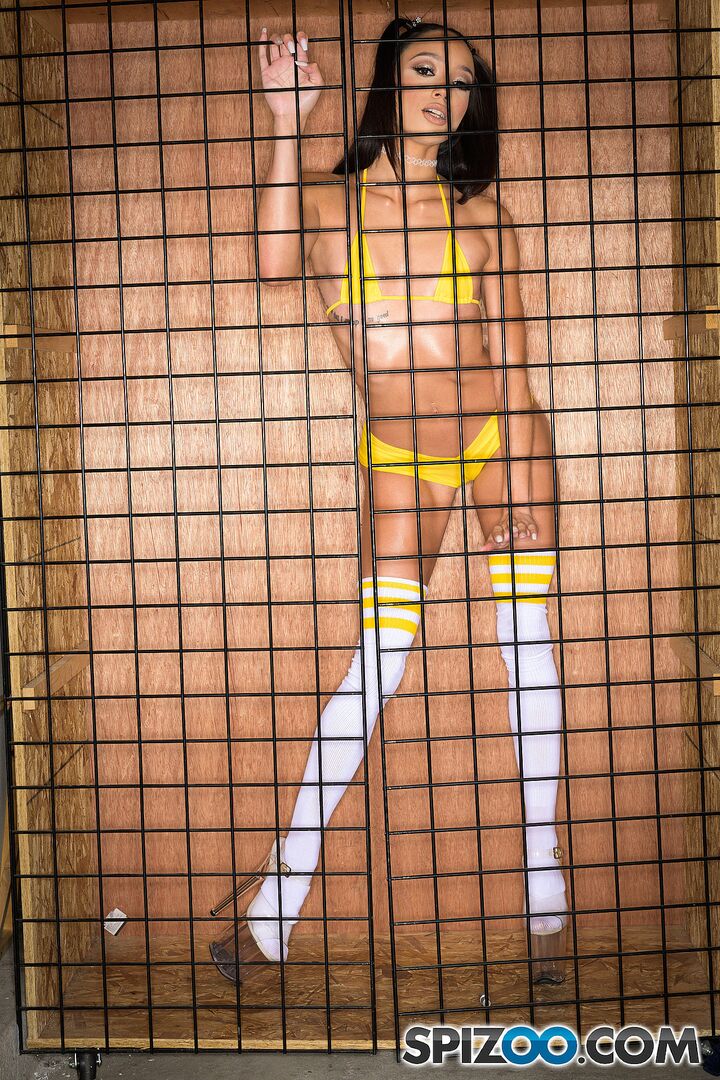 Young Alexis Tae Gets Caged
