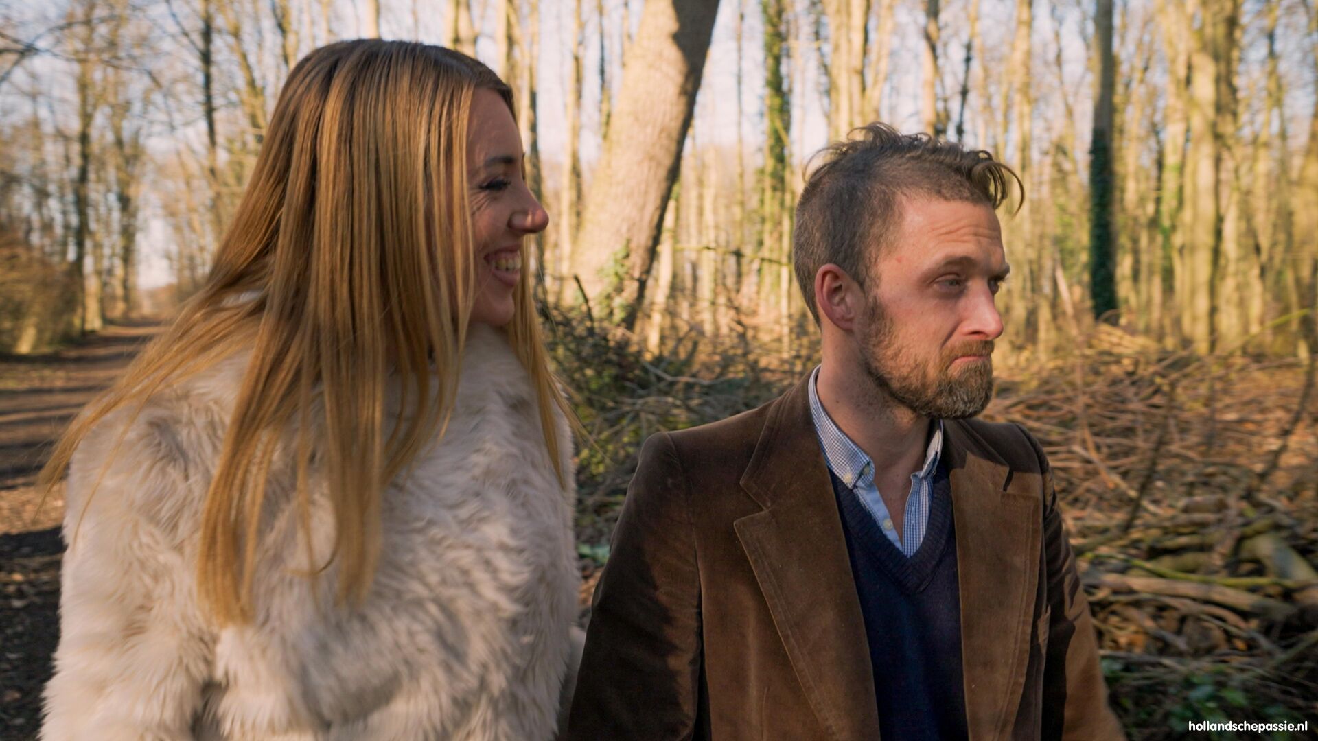 Stiekem avontuurtje in het bos