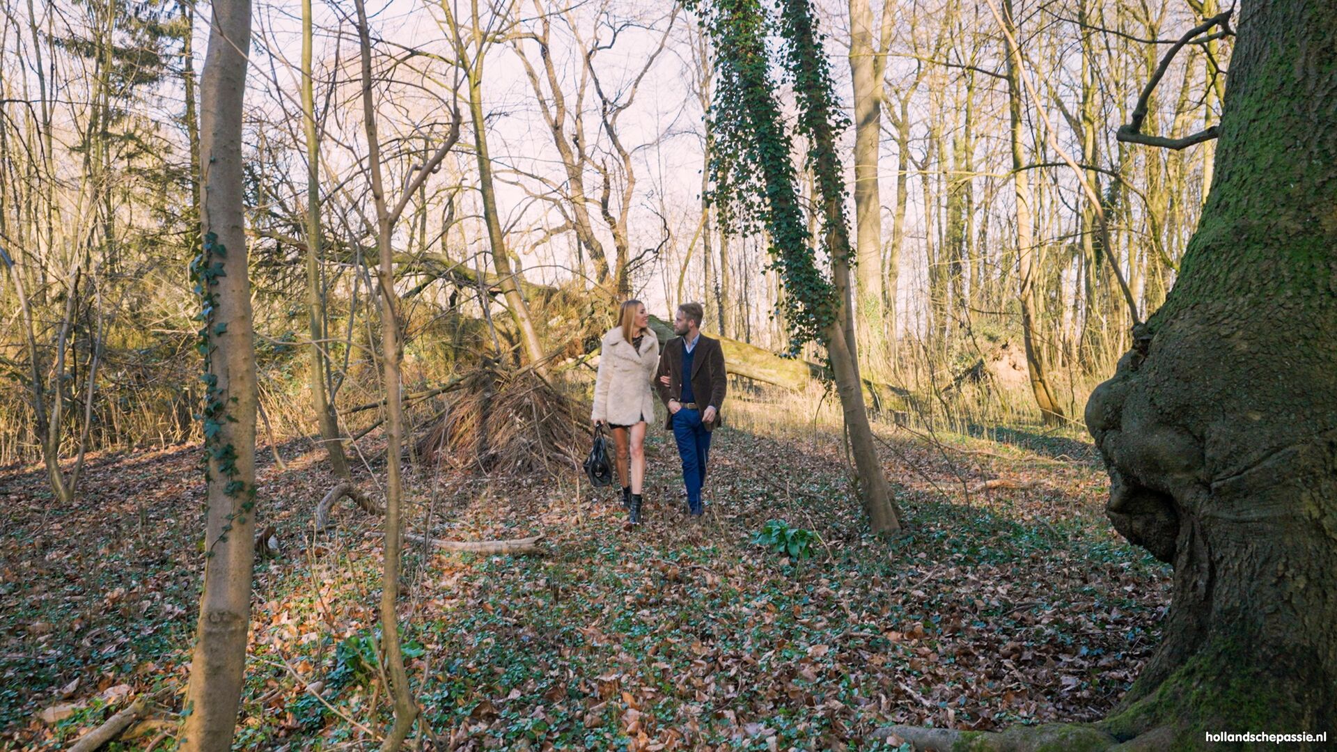 Stiekem avontuurtje in het bos