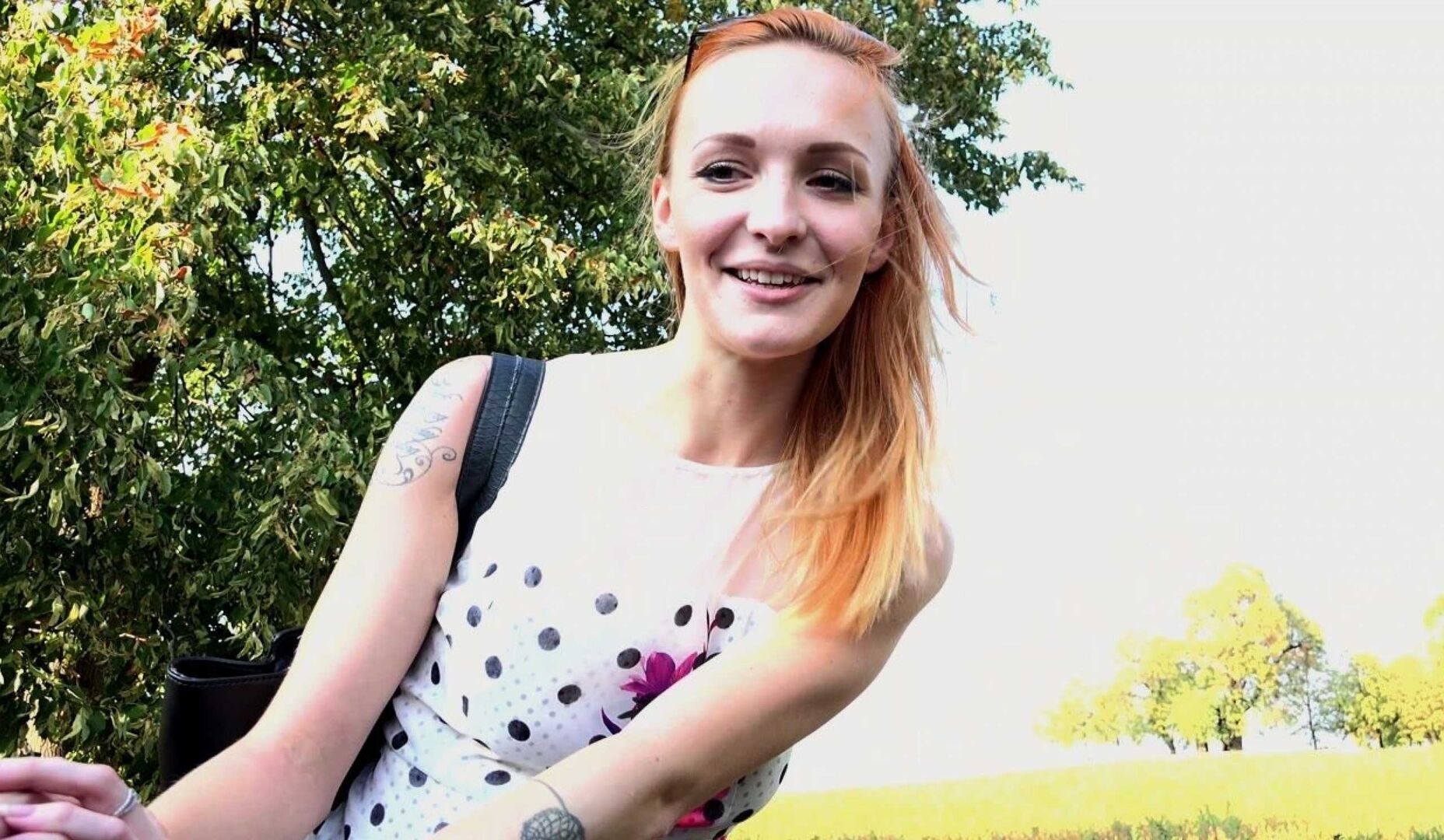 Czech bitch Belle Claire fucked with horny rider