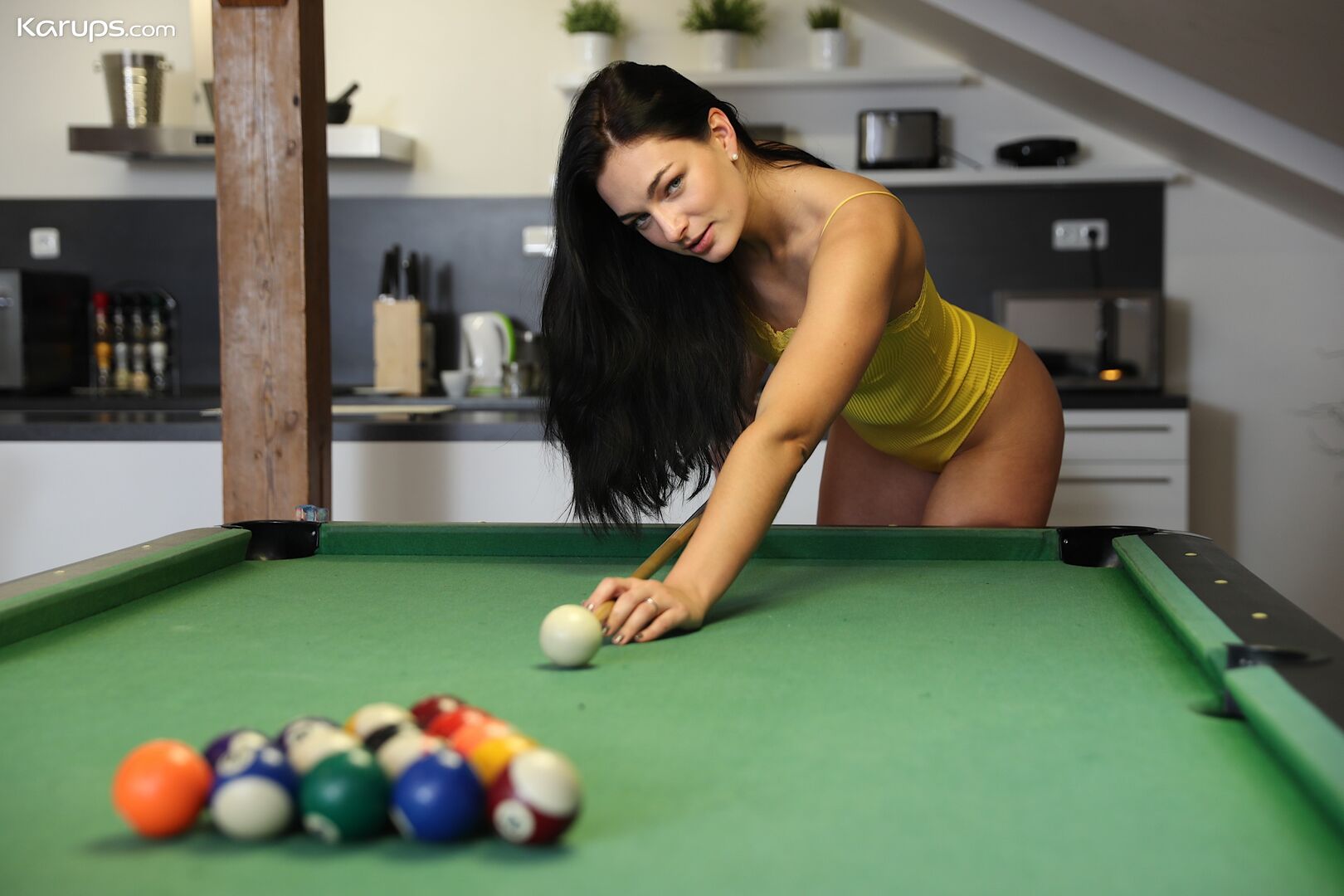 POOL TABLE TEASE