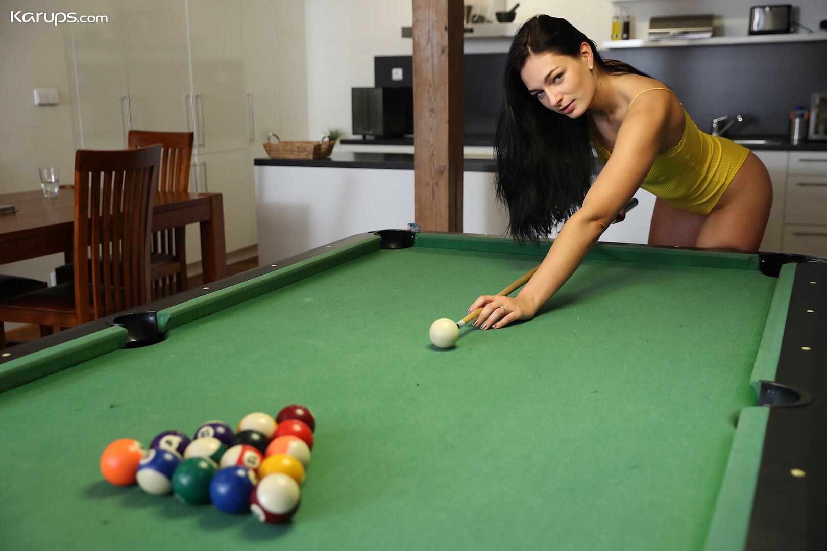 POOL TABLE TEASE