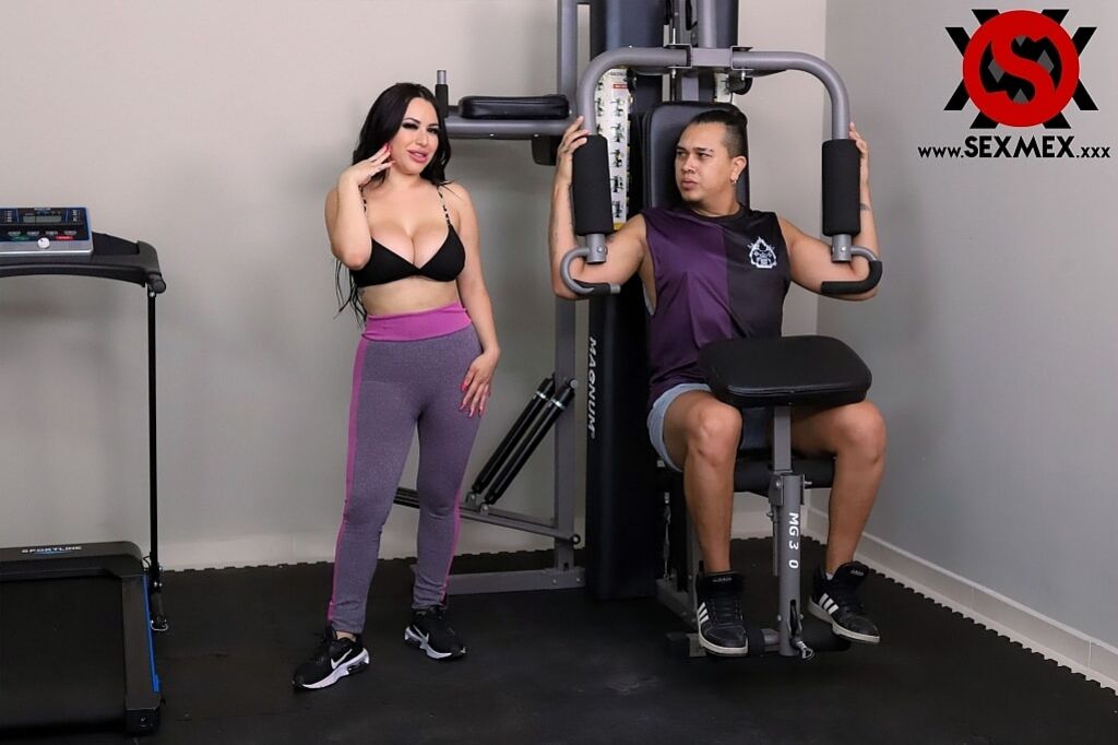 TRAINING THE BUSTY BITCH . MICHELLE ALDRETE