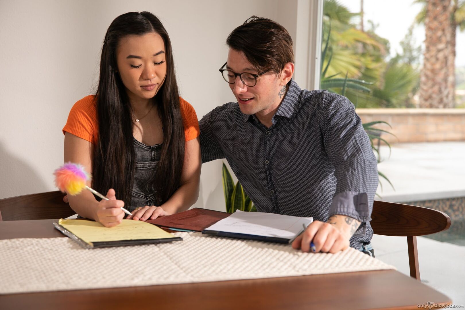 Student Sucks The Tutor