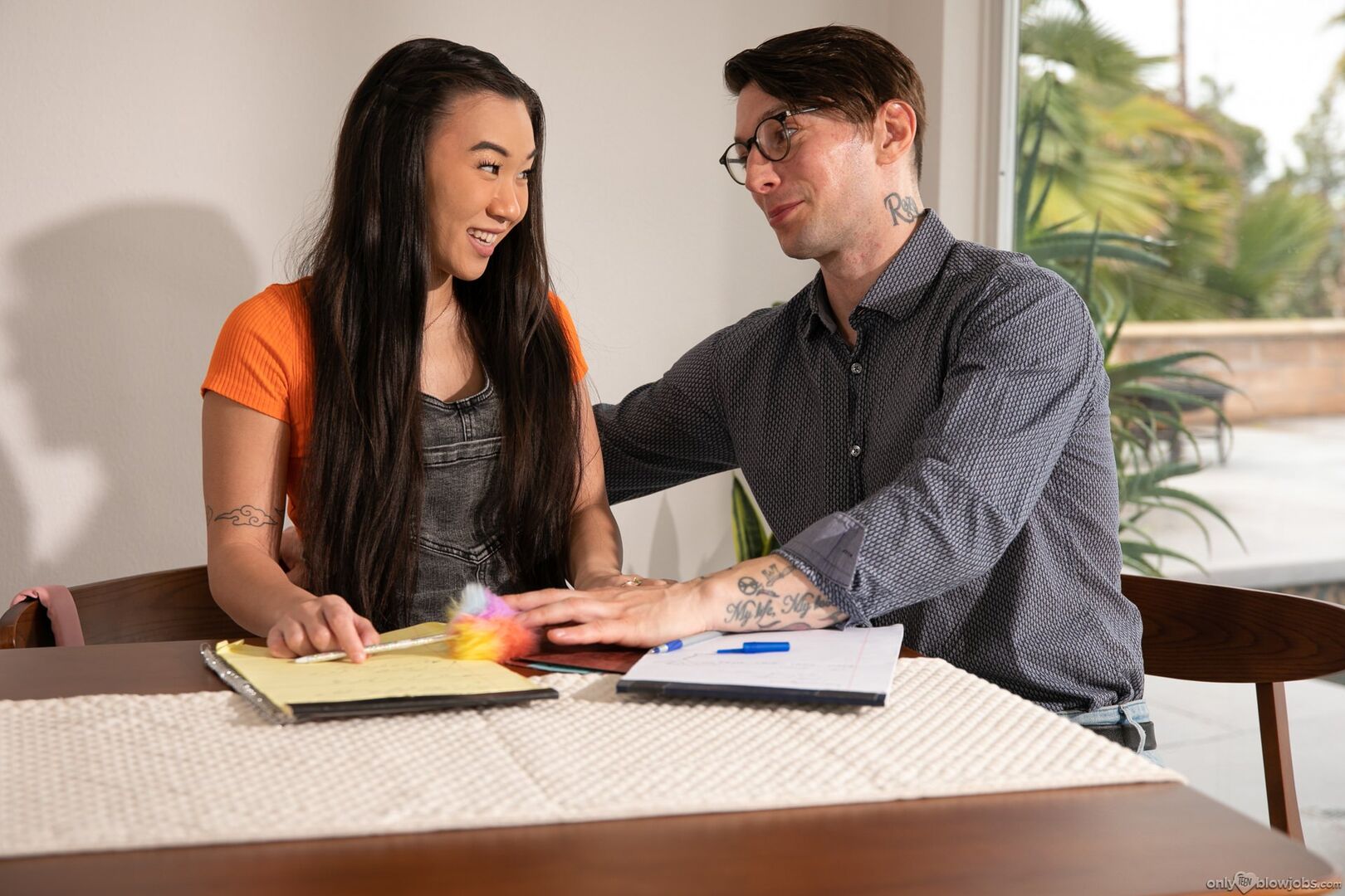 Student Sucks The Tutor