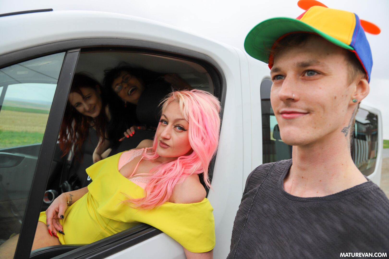 Crazy horny ladies van part 2