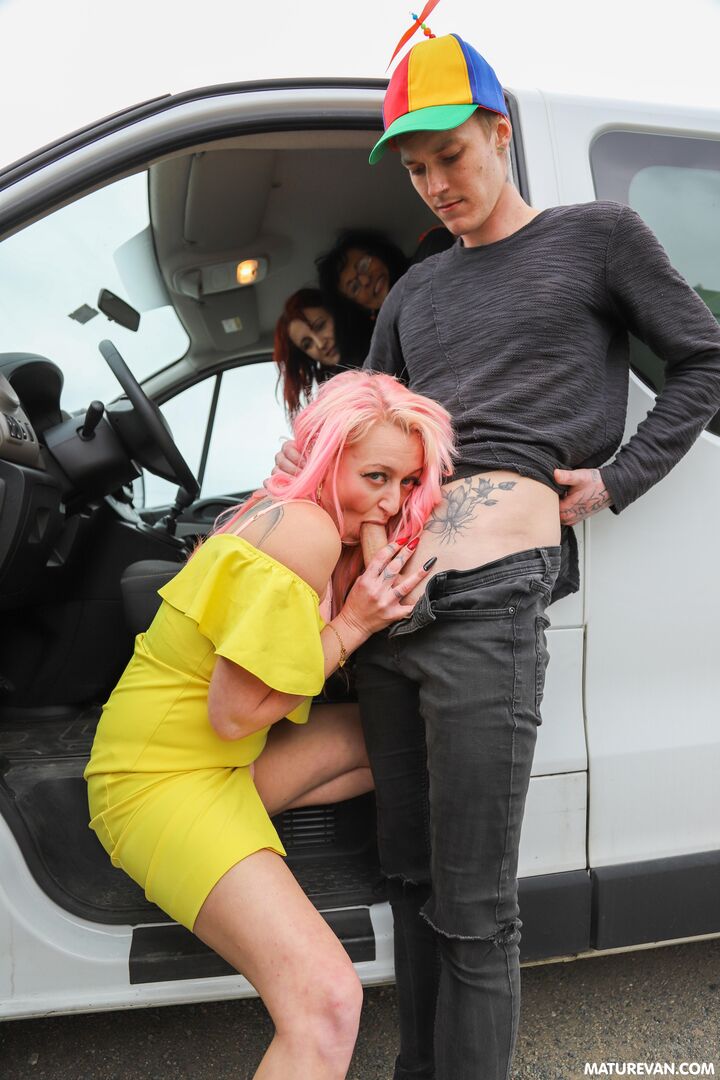 Crazy horny ladies van part 2