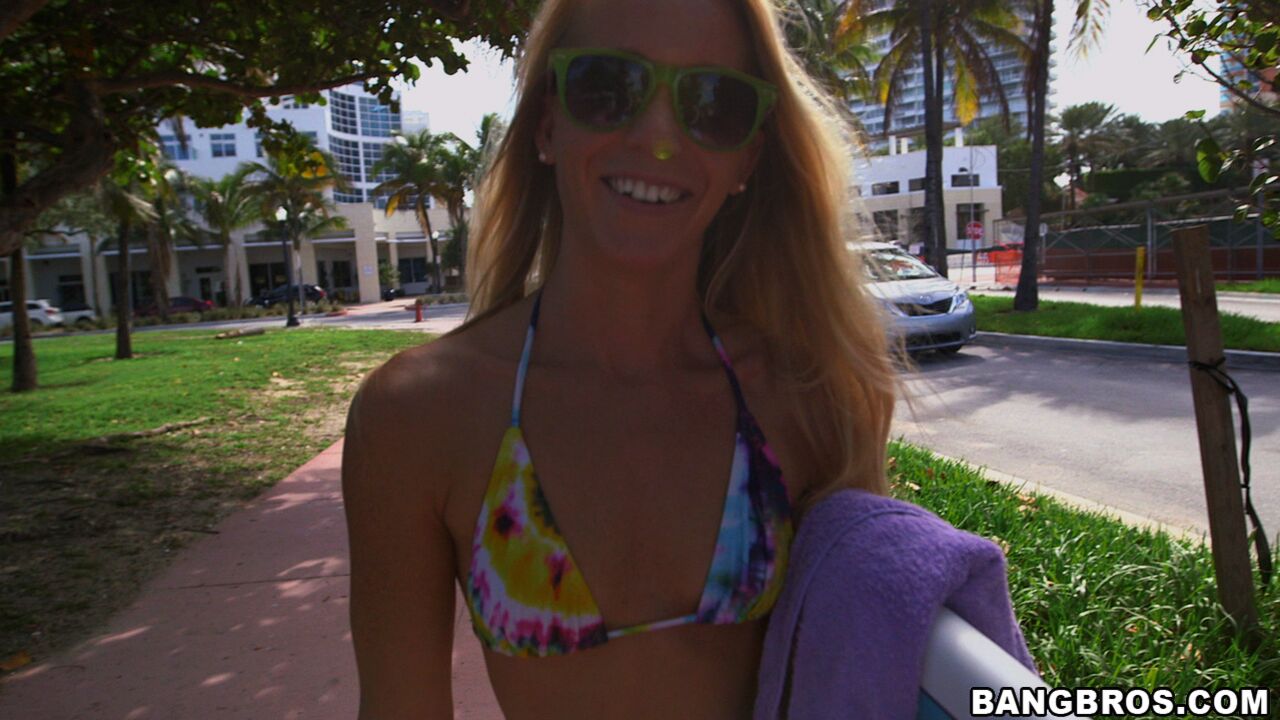 Sexy Blonde Amateur Surfer Fucked On The BangBus