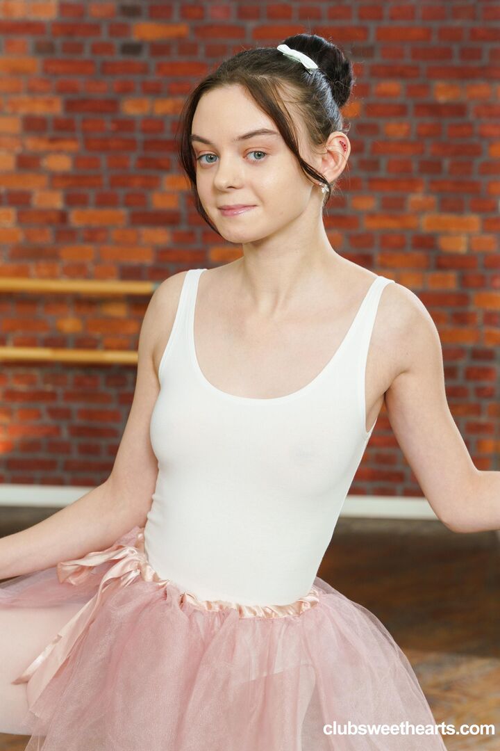 Graceful but naughty ballerina