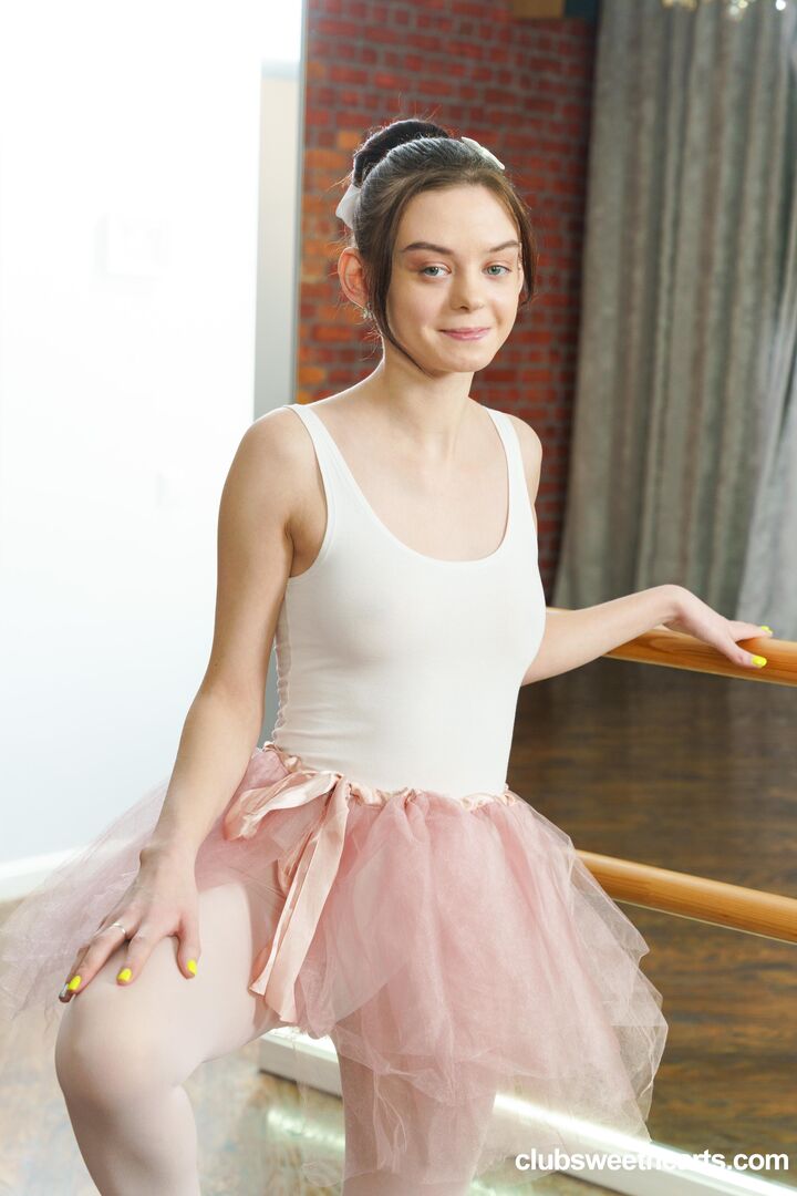Graceful but naughty ballerina