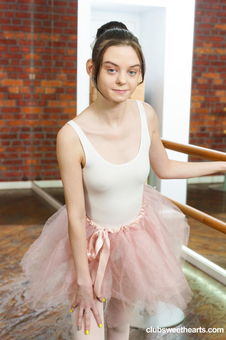 Graceful but naughty ballerina
