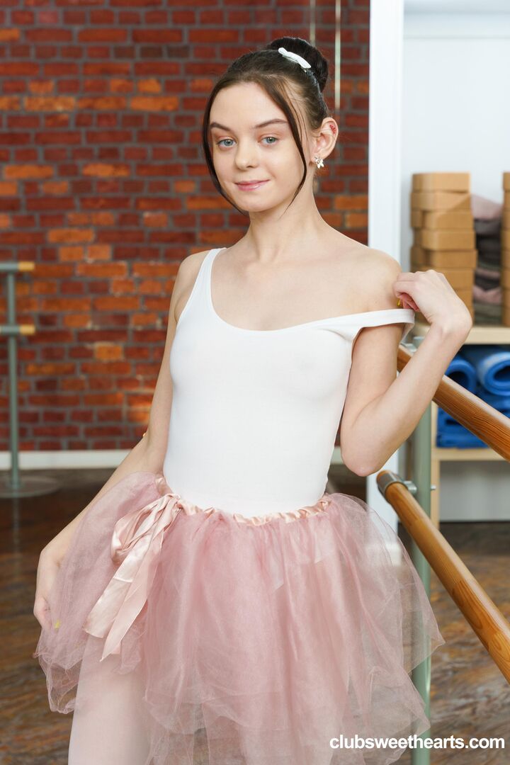 Graceful but naughty ballerina