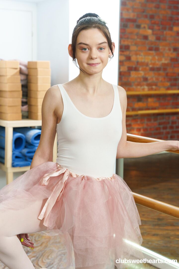 Graceful but naughty ballerina