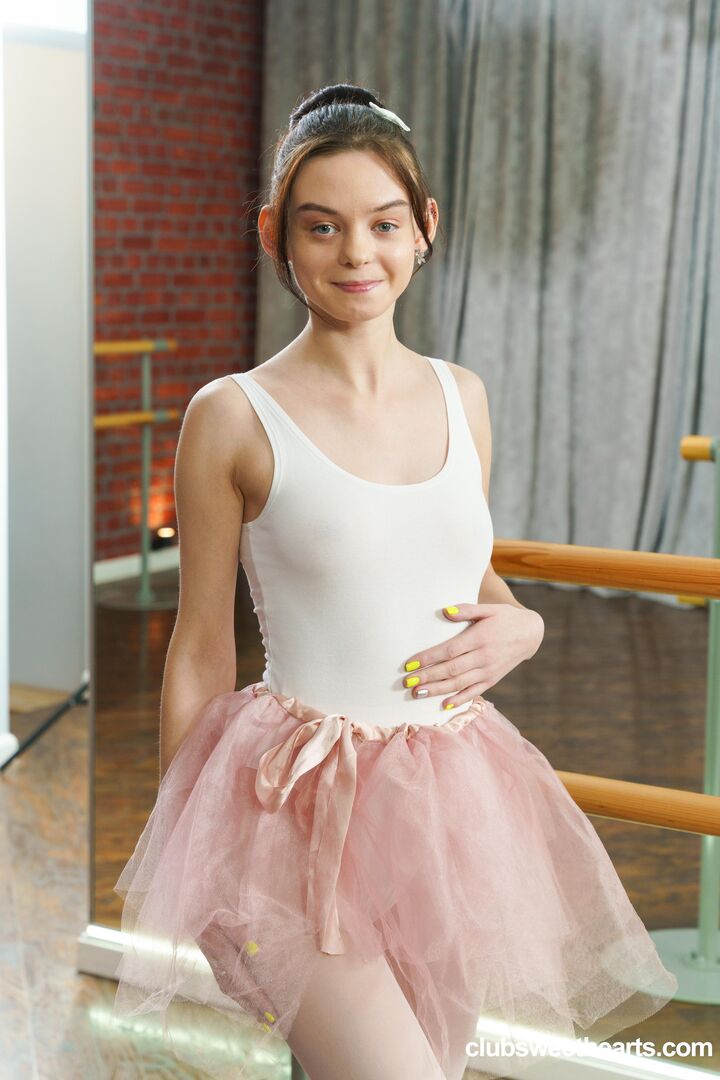 Graceful but naughty ballerina