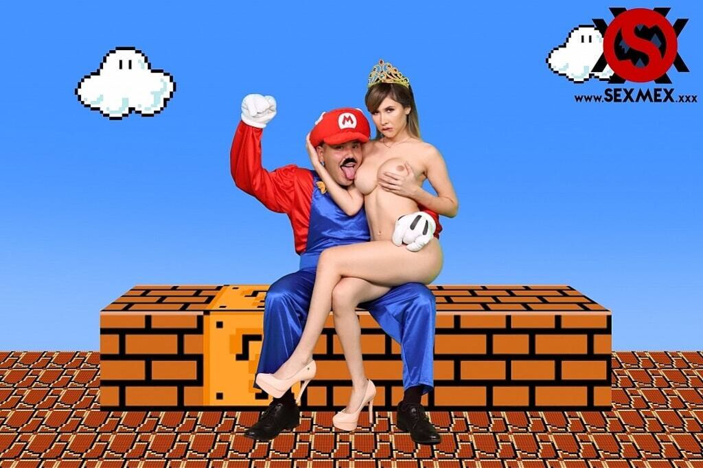SUPER MARIO PORNO . ESMERALDA DUARTE AND KARI CACHONDA