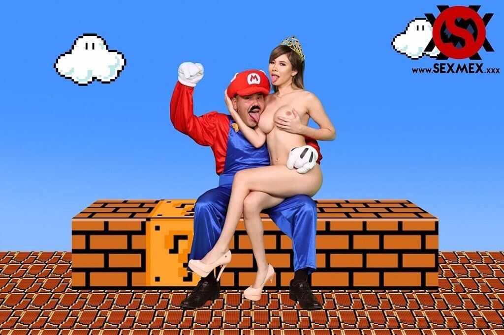 SUPER MARIO PORNO . ESMERALDA DUARTE AND KARI CACHONDA