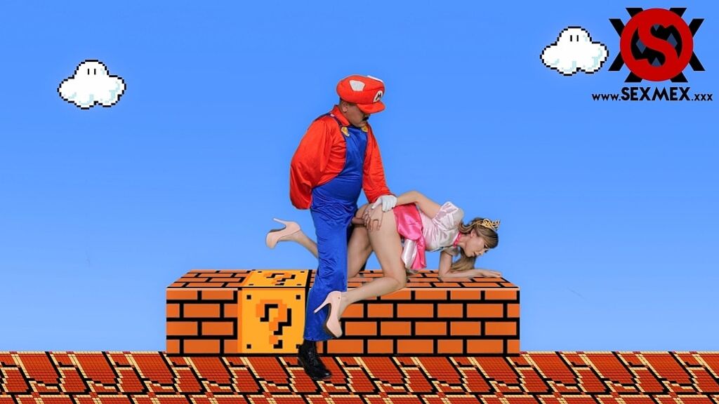 SUPER MARIO PORNO . ESMERALDA DUARTE AND KARI CACHONDA