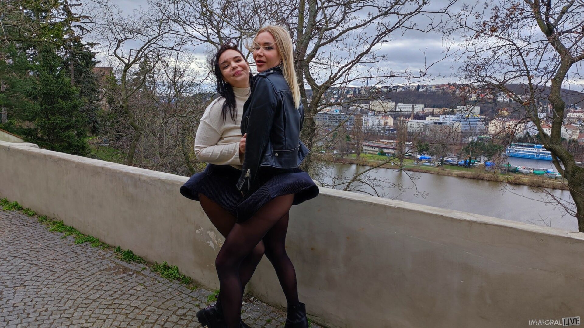 Misfits Pick up Busty MILFs Sofia Lee & Venera Maxima at the Castle